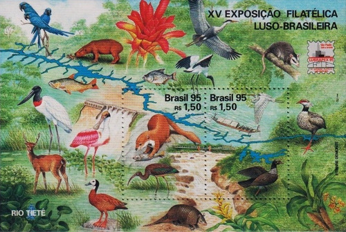 Fauna - Expo Lubrapex '95 - Brasil - Block Mint - Yv Bf 98