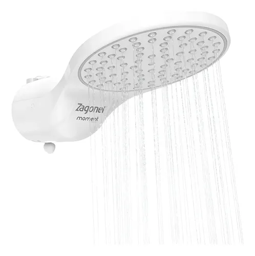 Chuveiro Elétrico Zagonel Moment 4 Temperaturas Econômico Branco 110v/127v