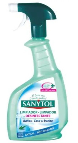 Limpiador Desinfectante Sanytol Para Baños 750 Ml