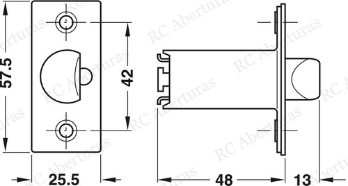 Imagen 3 de 5 de Pomo Bronce Viejo Marca Hafele - Calidad Alemana