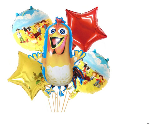 Globos Del Gallo Bartolito Con Helio 