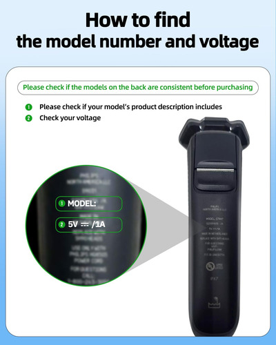 Cabo De Carregador Para Philips Norelco Oneblade 360 Qp2724