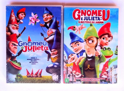 Gnomeu E Julieta 1 E 2 Dvd Original Lacrado