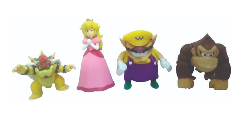 Muñecos Mario Bros Warrior Bawser Princesa Peach Donkey Kong