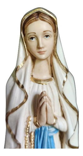 Virgen De Lourdes Oxolite Italiana 30 Cm