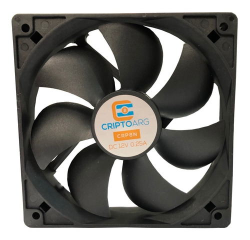 Cooler Fan 120mm 12x12 2000rpm Doble Molex Ideal Rig