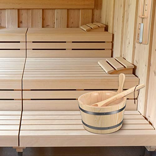 Cubo De Sauna De Madera Cucharón - Accesorio Esencial ...