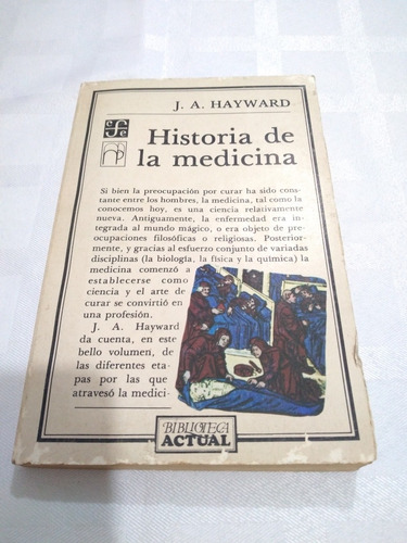 Historia De La Medicina, J.a.hayward.