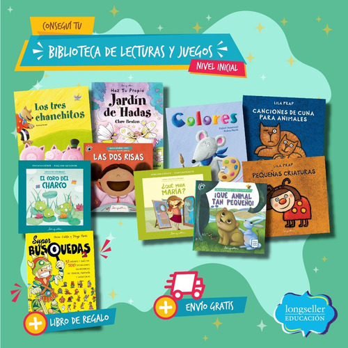 Biblioteca De Lecturas Y Juegos - Nivel Inicial - Longseller