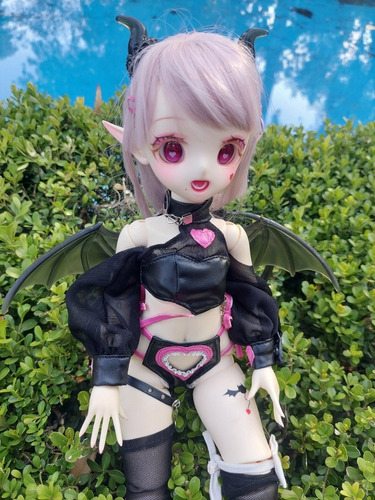 Muñeca Bjd 1/4, Cambio De Ojos Y Peluca (Usado)