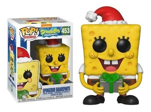 Funko Pop Bob Esponja #453 Navideño Spongebob Nickelodeon