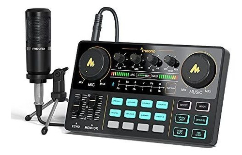 Interfaz De Audio Con Mezclador Para Dj Y Tarjeta De Sonido,