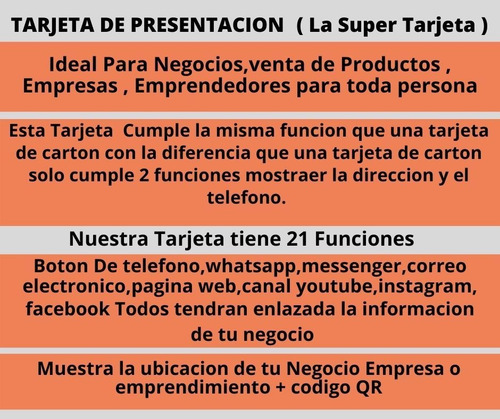 Imagen 2 de 10 de Tarjetas De Presentacion La Super Tarjeta