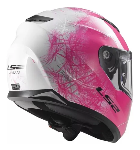 Casco Moto Integral Mujer Ls2 320 Wind Rosa Dama Devotobikes