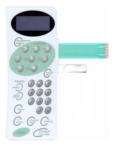 Membrana Teclado P/microondas Walita Mw 01 Verde S/dourar
