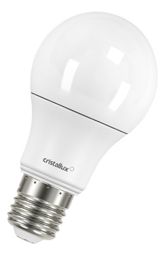 Lâmpada Led Bulbo E-27 9w 4000k Branco Neutro Cristallux
