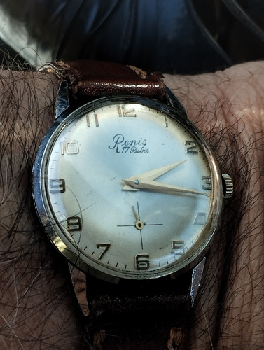 Reloj Renis A Cuerda Vintage 17 Rubíes.. Funcionando (Usado)