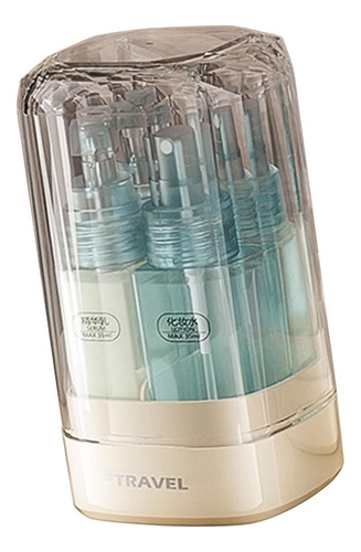Juego De Botellas De Viaje De 4 Piezas, Contenedor De Azul