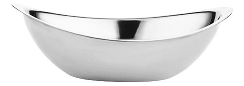 Ensaladera Acero Inoxidable, Cuenco Moderno Para Plata M