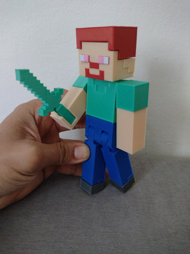 Steve Articulado Minecraft || Impresión 3d