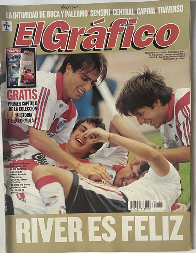 El Gráfico 4181 Antigua Revista 1999 Deportes Fútbol, P3-2g