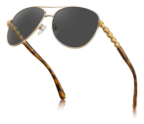 Of Lentes Calavera De Oro Negro Hombre Mujer Polarizados