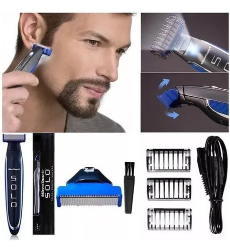 Afeitadora Recargable Solo Patillera Barbera Micro Touch