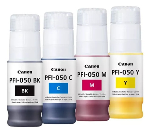 Tinta Canon Pfi-050 Colores Varios Pigmentos Accesorios