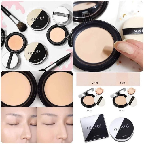 Pó Facial Missha Pro Touch Powder Pact Fps25 Pa++ - Nº 23