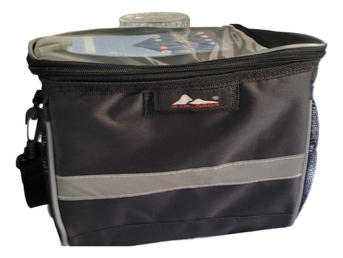Morral/alforja Delantera Para Manubrio De Bicicleta Negro