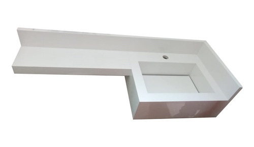 Bancada Lavatório Pia Porcelanato Branco 60×40 Lê Descrição