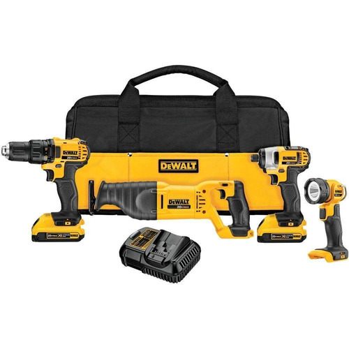 Combo Dewalt Inalambrico 20v 4 Herramientas