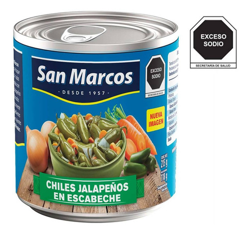 Jalapeños San Marcos Enteros 255g