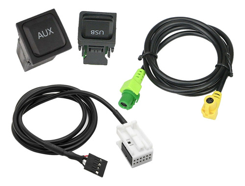 Cable De Conmutación Auxiliar Usb Para Coche, Adaptador De A