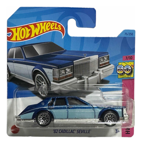 Hot Wheels 82 Cadillac Seville Azul Blister Europeo Nuevo