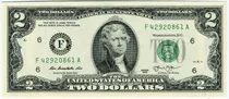 Comprar Billete De 2 Dólares Estados Unidos 2013 Prócer Th.jefferson