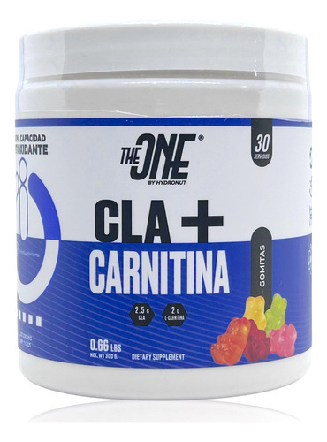 Cla + Carnitina 300 Gr Gomitas 30 Serv The One