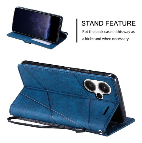 Funda For Xiaomi Redmi Note 13 Pro Plus Cartera Flip Folio