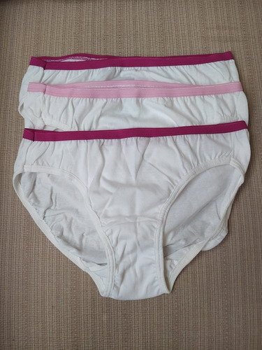 3 Pantys De Niña Talla 14 Marca Hanes