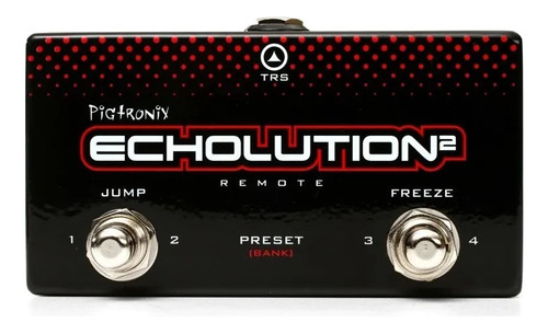 Pigtronix E2-r Echolution Remote Footswitch Para Echolution 