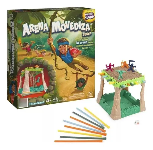 Juego De Mesa Arena Movediza Kinetic Sand De 2 A 4 Jugadores