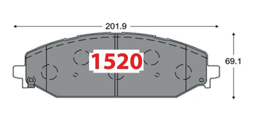 Pastillas De Frenos Delanteras Dodge Ram 1500 2019-2021