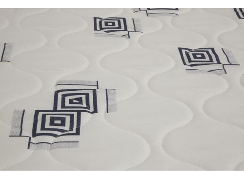 Colchão Light D33 Viuva (128x188x17) - Ortobom Branco/azul