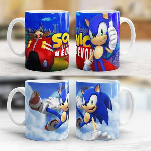 Imagen 7 de 7 de Tazas De Sonic Niño