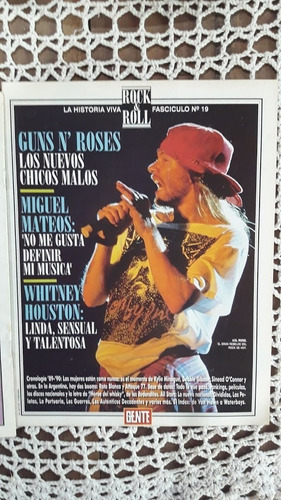 Rock & Roll La Historia Viva Guns N' Roses N° 19  Gente