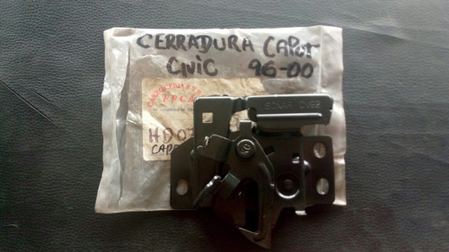Imagen 1 de 3 de Cerradura De Capot Honda Civic 96-00.