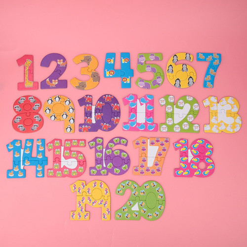 Letras Puzzle Toy Números De Madeira Alfabeto Crianças Apren