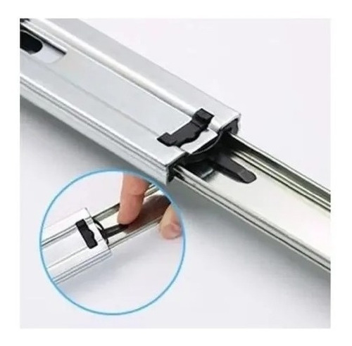Corrediça Telescópica 250mm 37kg - Hardt