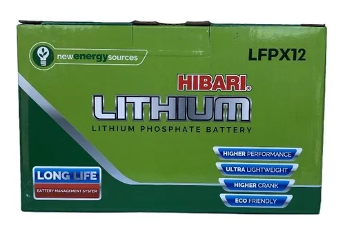 Bateria Hibari Litio Yt12a-a Lfpx12 Kawasaki Vulcan En 500a