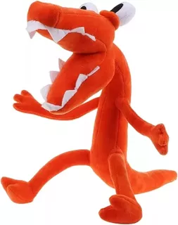 Pelúcia Laranja Orange Rainbow Friends Lizard Roblox Promo